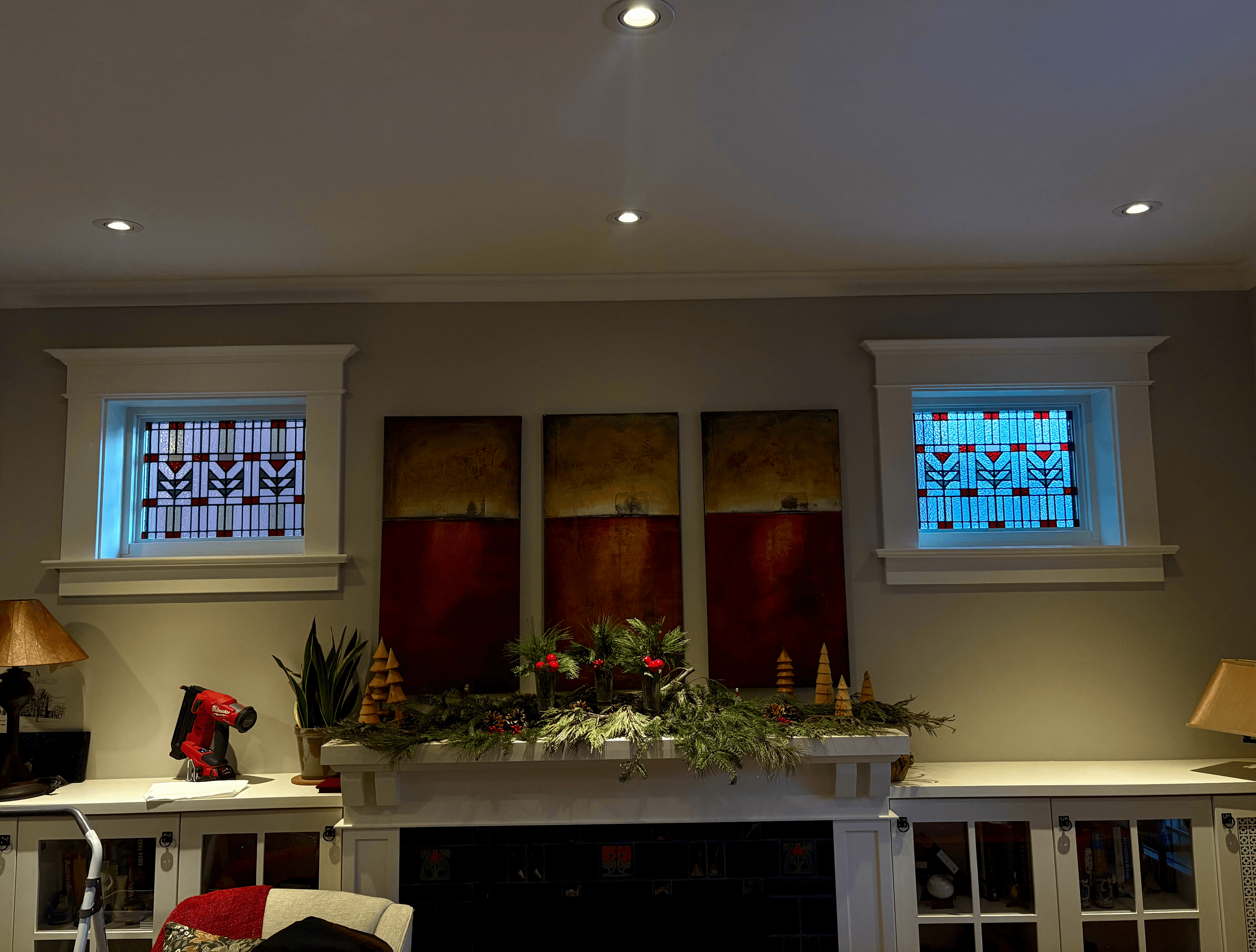 Matching Art Deco Windows