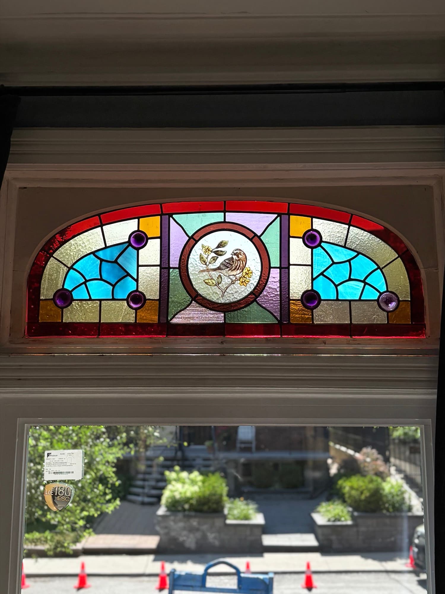 Arched Transom Restoration and Encapsulation